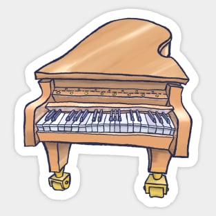 Piano Sticker